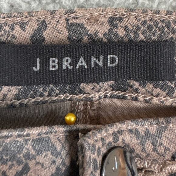 J Brand Women’s Lillie Coated Boa Patterned Cigarette Pants Size 29 Mobwife - Picture 9 of 13